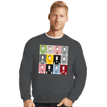 Load image into Gallery viewer, Shirts Crewneck Sweater, Unisex / Small / Charcoal Scott Pilgrim T-Shirts