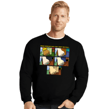 Load image into Gallery viewer, Shirts Crewneck Sweater, Unisex / Small / Black Planet Fist
