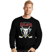 Load image into Gallery viewer, Shirts Crewneck Sweater, Unisex / Small / Black Go Vigilantes