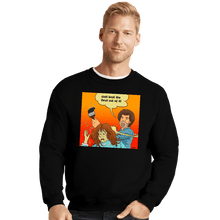 Load image into Gallery viewer, Daily_Deal_Shirts Crewneck Sweater, Unisex / Small / Black Beat The Devil
