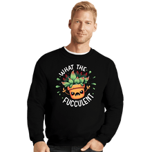 Load image into Gallery viewer, Daily_Deal_Shirts Crewneck Sweater, Unisex / Small / Black Raging Succulent