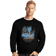 Load image into Gallery viewer, Shirts Crewneck Sweater, Unisex / Small / Black Avatar Wars