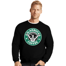 Load image into Gallery viewer, Shirts Crewneck Sweater, Unisex / Small / Black Wake Up And Praise The Coffee