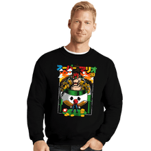 Load image into Gallery viewer, Secret_Shirts Crewneck Sweater, Unisex / Small / Black It's A Me, Bowser