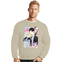 Load image into Gallery viewer, Daily_Deal_Shirts Crewneck Sweater, Unisex / Small / Sand Musha-e Aki
