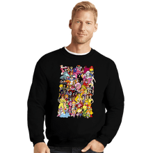 Load image into Gallery viewer, Daily_Deal_Shirts Crewneck Sweater, Unisex / Small / Black Saturday Morning Ladies
