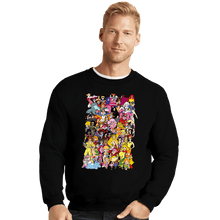Load image into Gallery viewer, Daily_Deal_Shirts Crewneck Sweater, Unisex / Small / Black Saturday Morning Ladies