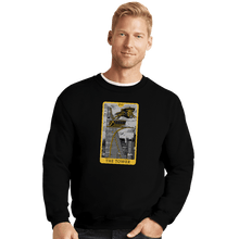 Load image into Gallery viewer, Shirts Crewneck Sweater, Unisex / Small / Black Tarot The Tower