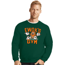 Load image into Gallery viewer, Daily_Deal_Shirts Crewneck Sweater, Unisex / Small / Forest Ewok&#39;s Gym
