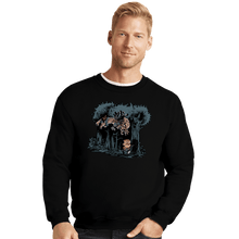 Load image into Gallery viewer, Daily_Deal_Shirts Crewneck Sweater, Unisex / Small / Black Arnie And Predator