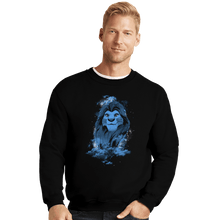 Load image into Gallery viewer, Shirts Crewneck Sweater, Unisex / Small / Black The Lion