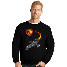 Load image into Gallery viewer, Shirts Crewneck Sweater, Unisex / Small / Black Leaf On The Wind