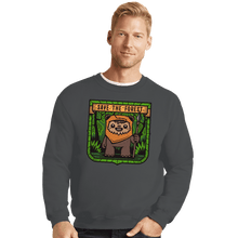 Load image into Gallery viewer, Shirts Crewneck Sweater, Unisex / Small / Charcoal Save The Forest