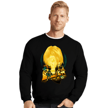 Load image into Gallery viewer, Shirts Crewneck Sweater, Unisex / Small / Black Savior Of Gaia