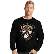 Load image into Gallery viewer, Shirts Crewneck Sweater, Unisex / Small / Black Cuccos Crest