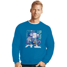 Load image into Gallery viewer, Shirts Crewneck Sweater, Unisex / Small / Sapphire Run And Gun