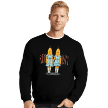 Load image into Gallery viewer, Shirts Crewneck Sweater, Unisex / Small / Black Are You Thinking What I'm Thinking