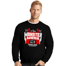 Load image into Gallery viewer, Daily_Deal_Shirts Crewneck Sweater, Unisex / Small / Black Monster Mash