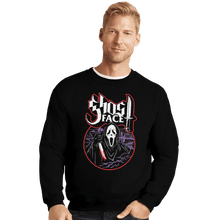 Load image into Gallery viewer, Shirts Crewneck Sweater, Unisex / Small / Black My Scary Mask
