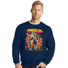 Load image into Gallery viewer, Daily_Deal_Shirts Crewneck Sweater, Unisex / Small / Navy Forbidden Love