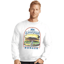 Load image into Gallery viewer, Shirts Crewneck Sweater, Unisex / Small / White Big Kahuna Burger