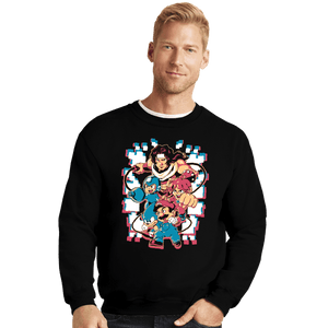 Shirts Crewneck Sweater, Unisex / Small / Black Hero Memories