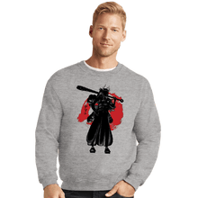Load image into Gallery viewer, Shirts Crewneck Sweater, Unisex / Small / Sports Grey Crimson yamato