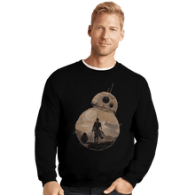 Load image into Gallery viewer, Shirts Crewneck Sweater, Unisex / Small / Black Rolling Through Space
