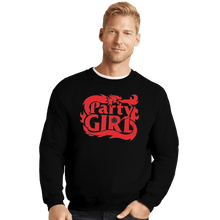 Load image into Gallery viewer, Shirts Crewneck Sweater, Unisex / Small / Black Party Girl