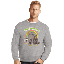 Load image into Gallery viewer, Shirts Crewneck Sweater, Unisex / Small / Sports Grey Trash Can Critters