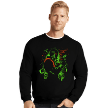 Load image into Gallery viewer, Daily_Deal_Shirts Crewneck Sweater, Unisex / Small / Black Black Dog