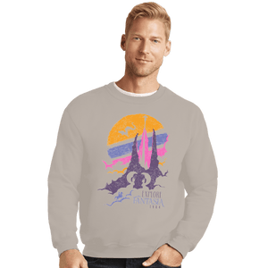Shirts Crewneck Sweater, Unisex / Small / Sand Explore Fantasia