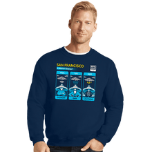 Load image into Gallery viewer, Secret_Shirts Crewneck Sweater, Unisex / Small / Navy Three Storms