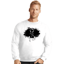 Load image into Gallery viewer, Shirts Crewneck Sweater, Unisex / Small / White The Symbiote Ink