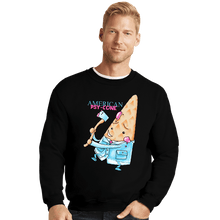 Load image into Gallery viewer, Secret_Shirts Crewneck Sweater, Unisex / Small / Black Psy Cone