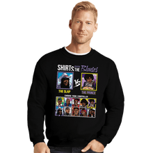 Load image into Gallery viewer, Secret_Shirts Crewneck Sweater, Unisex / Small / Black Shirts VS. Blouses