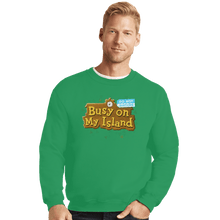 Load image into Gallery viewer, Shirts Crewneck Sweater, Unisex / Small / Irish Green Do Not Disturb