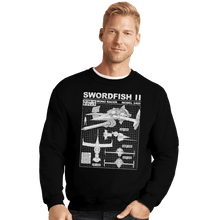 Load image into Gallery viewer, Shirts Crewneck Sweater, Unisex / Small / Black Swordfish II Deal