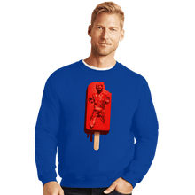 Load image into Gallery viewer, Daily_Deal_Shirts Crewneck Sweater, Unisex / Small / Royal Blue Han Pop