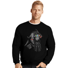 Load image into Gallery viewer, Shirts Crewneck Sweater, Unisex / Small / Black Infinity Rupees