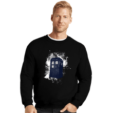Load image into Gallery viewer, Secret_Shirts Crewneck Sweater, Unisex / Small / Black Star Tardis