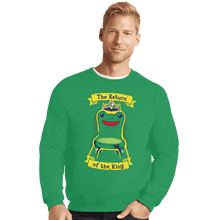 Load image into Gallery viewer, Daily_Deal_Shirts Crewneck Sweater, Unisex / Small / Irish Green Froggy Chair Returns