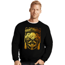 Load image into Gallery viewer, Daily_Deal_Shirts Crewneck Sweater, Unisex / Small / Black Samus Foil Crest