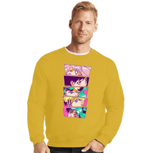 Load image into Gallery viewer, Shirts Crewneck Sweater, Unisex / Small / Gold Sailor Scouts Vol. 2