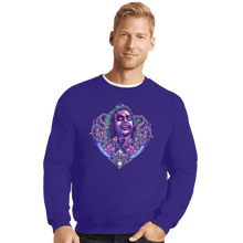 Load image into Gallery viewer, Daily_Deal_Shirts Crewneck Sweater, Unisex / Small / Violet The Ghost Groom