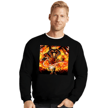 Load image into Gallery viewer, Secret_Shirts Crewneck Sweater, Unisex / Small / Black Van Gogh Never Passed.