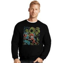 Load image into Gallery viewer, Secret_Shirts Crewneck Sweater, Unisex / Small / Black Mystery Dive!