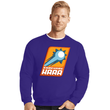Load image into Gallery viewer, Secret_Shirts Crewneck Sweater, Unisex / Small / Violet KAMEHAMEHAAAA