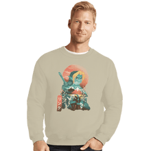 Load image into Gallery viewer, Shirts Crewneck Sweater, Unisex / Small / Sand Ukiyo Ocarina