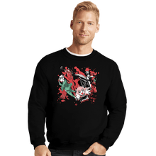 Load image into Gallery viewer, Shirts Crewneck Sweater, Unisex / Small / Black Spy Family Outing